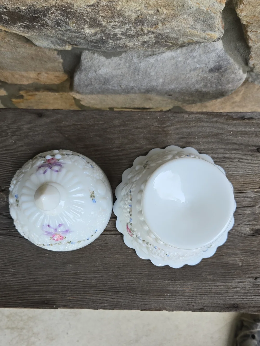 Westmoreland milk glass